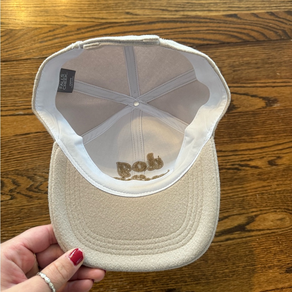 Felt Dog Mom Cream Hat - Picture 4 of 4